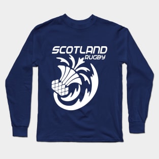 Scottish Rugby Thistle Fan Memorabilia Long Sleeve T-Shirt